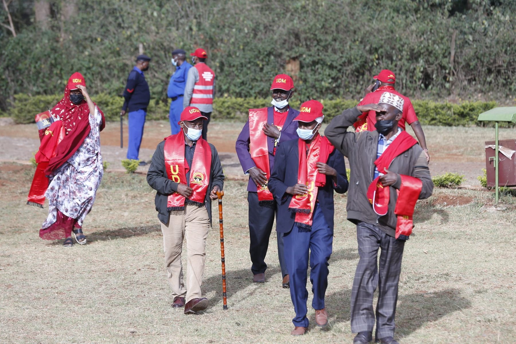 Members on a grassroots walk